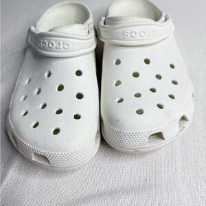 CROCS Kids Classic White Sandals